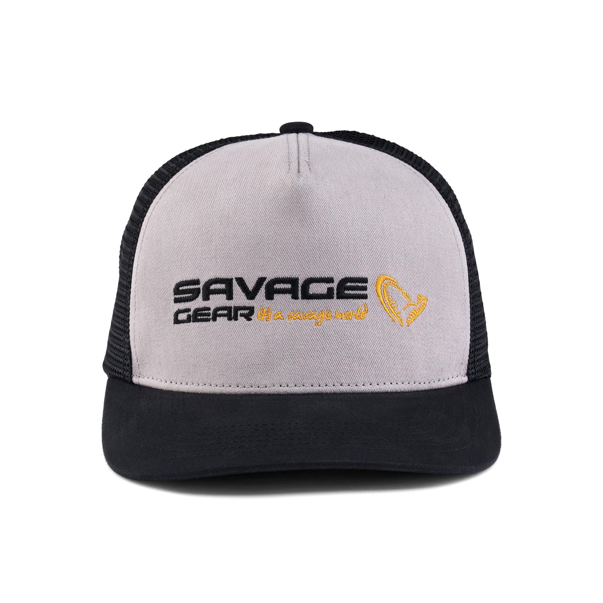 Savage Gear Orange LTD Logo Twill Trucker cappello pesca