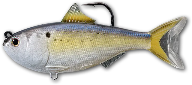 Livetarget Menhaden Swimbait esca 3 1/2" Natural mare