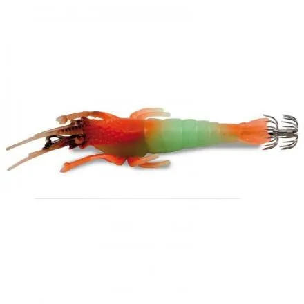 Linea Effe Glowing Squid Jigs Orange 3.5 10,5 cm esca