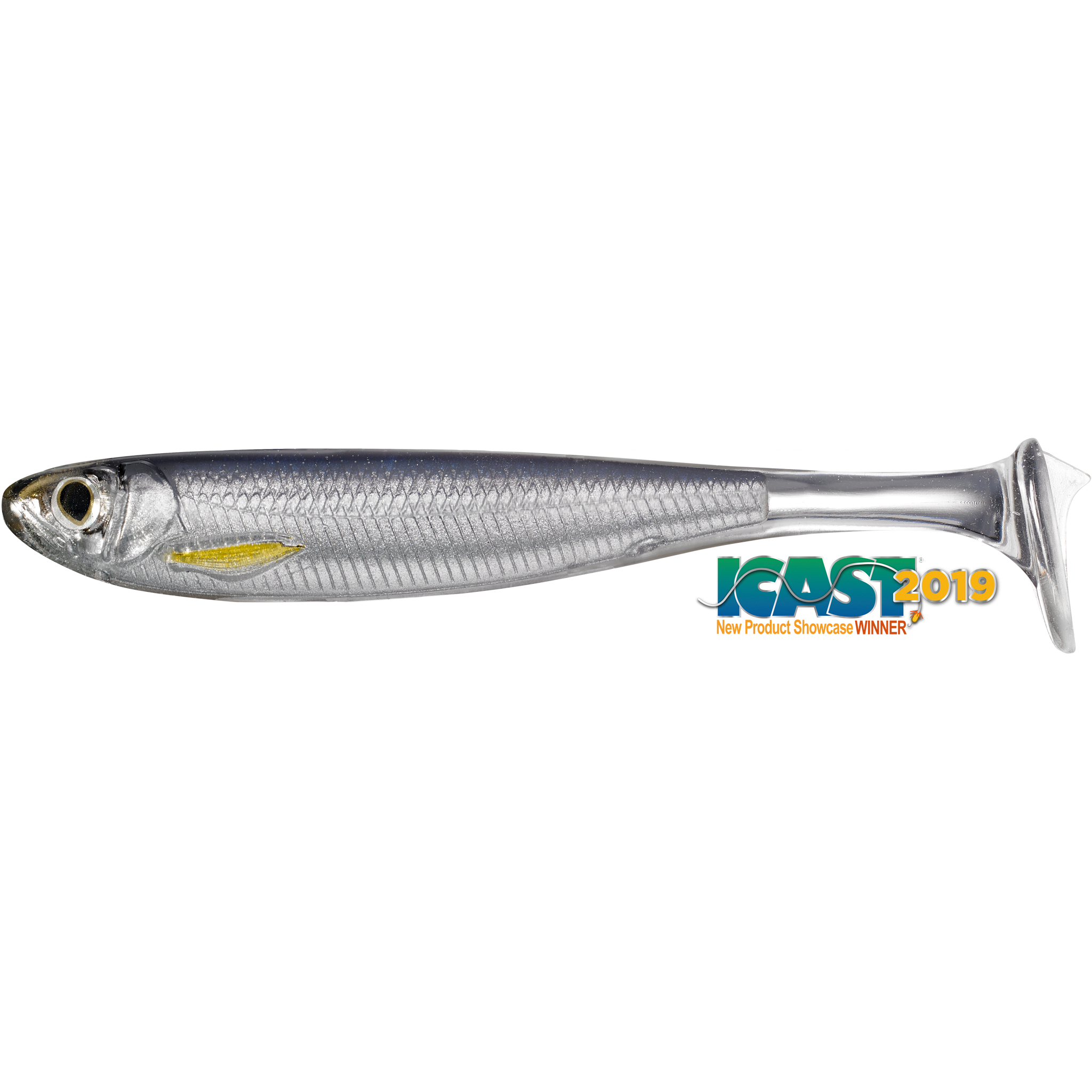 Livetarget Slow-Roll Shiner swimbait 7,6 cm Silver Pearl 4 pz