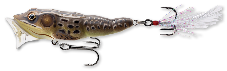 Livetarget Frog Popper 2,5" popper Green Yellow