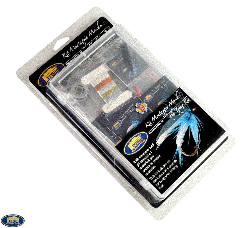 Linea Effe Kit Montaggio Mosche da Pesca a Mosca Blister