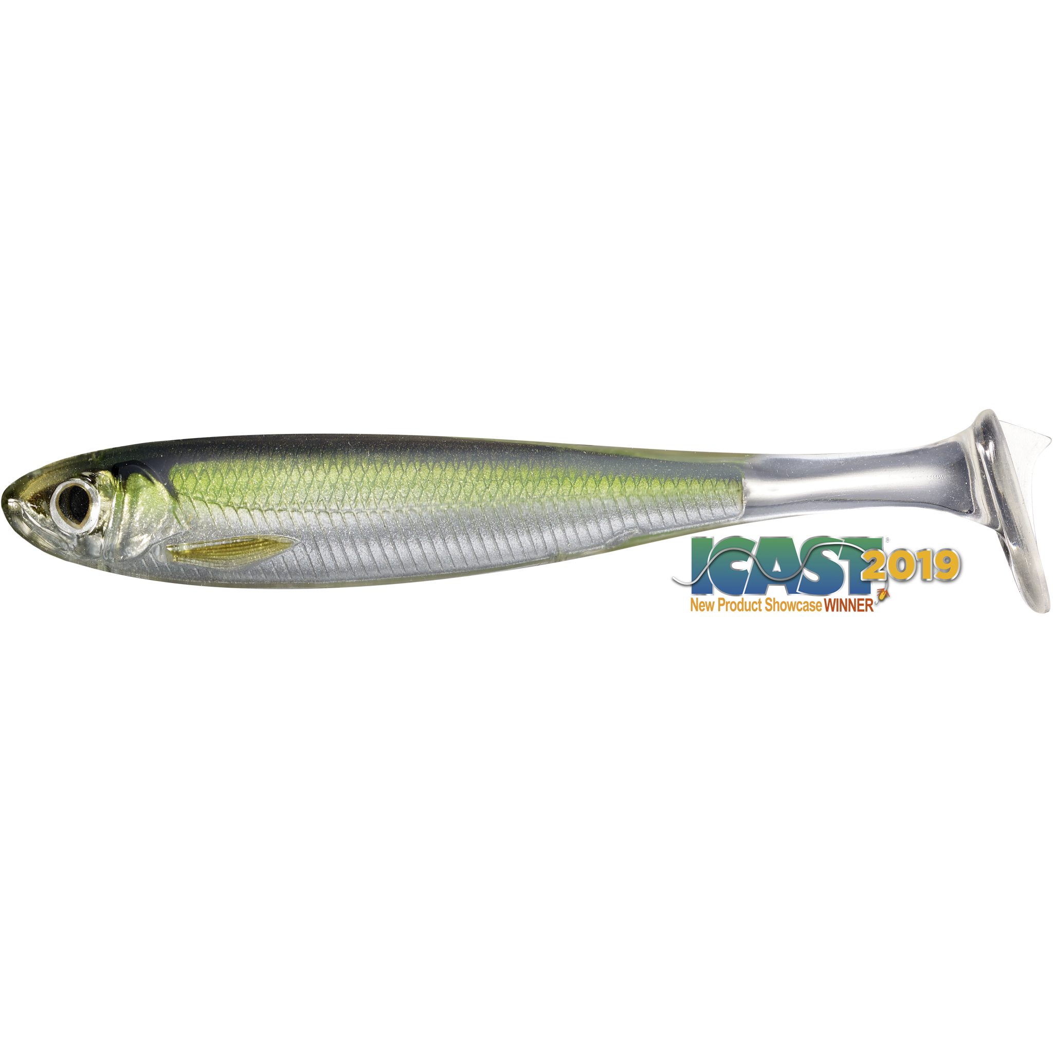 Livetarget Slow-Roll Shiner swimbait 7,6 cm Silver Pearl 4 pz