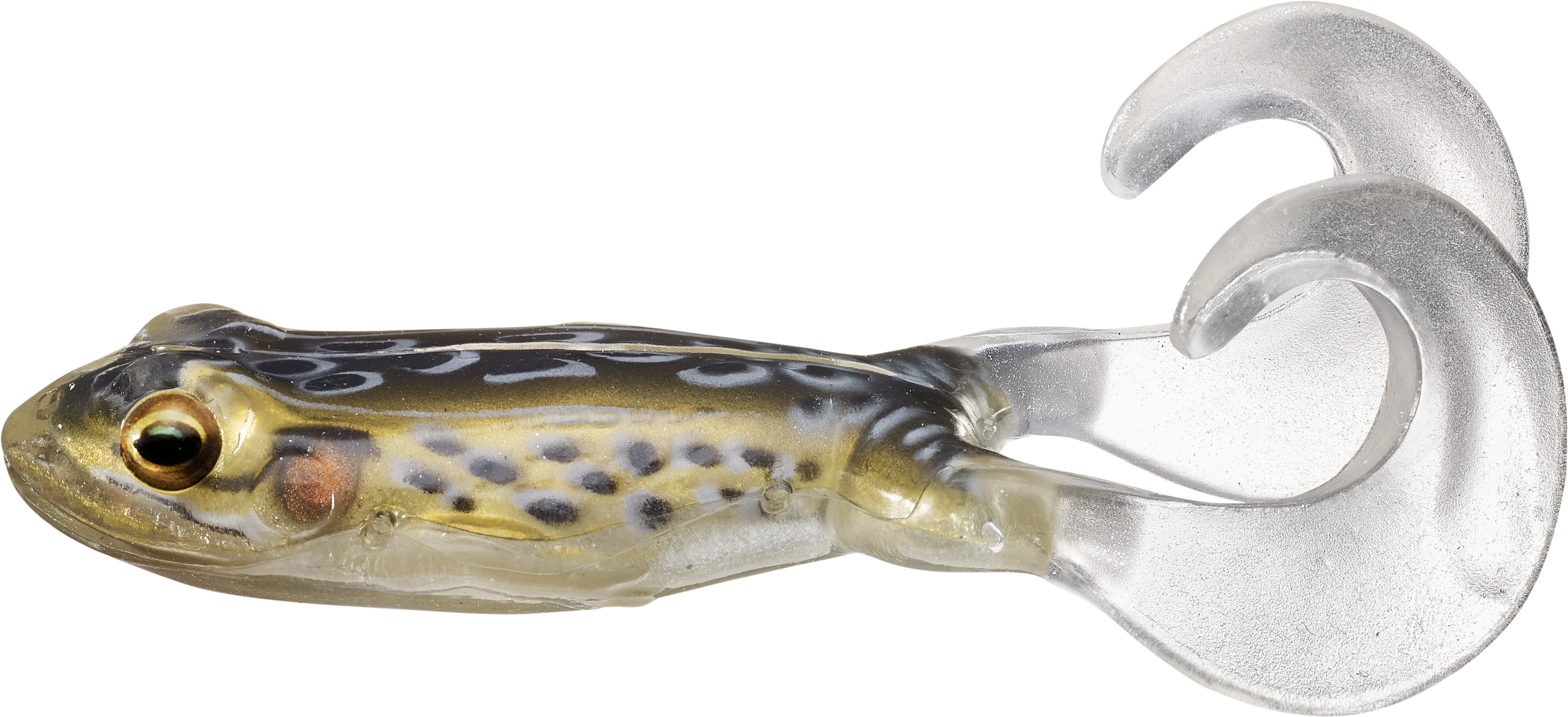 Livetarget Hollow Body Freestyle Frog rana 3 1/2" Green Yellow