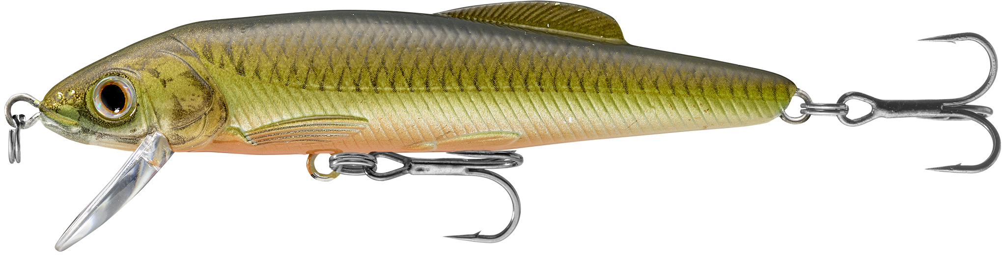 Livetarget Minnow Jerkbait esca 2 1/2" 134 Silver Pearl affondante