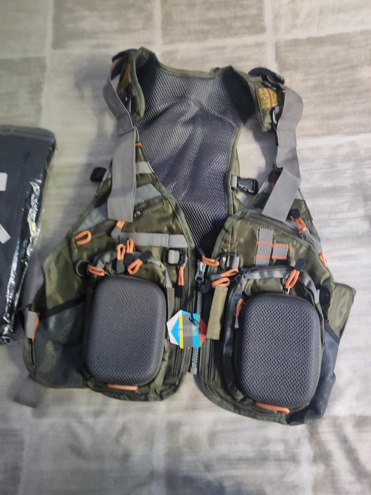PELLOR Fishing Gilet da Pesca Uomo Multi-Tasca Traspirante