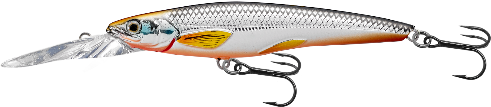 Livetarget Rainbow Smelt Jerkbait esca 3 5/8" Silver Blue