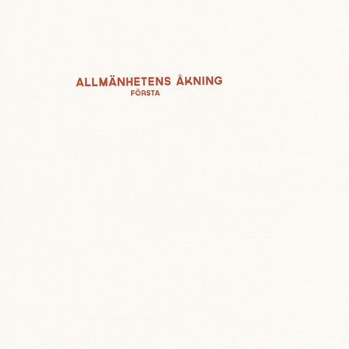 Albore FYR 040 Första LP vinile Allmänhetens Aknings