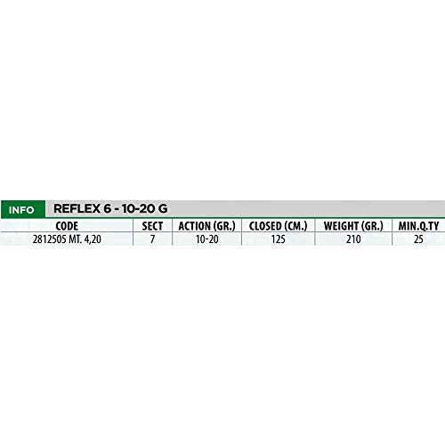 Linea Effe Reflex 6 4,20 m Canna Trota 10-20 g