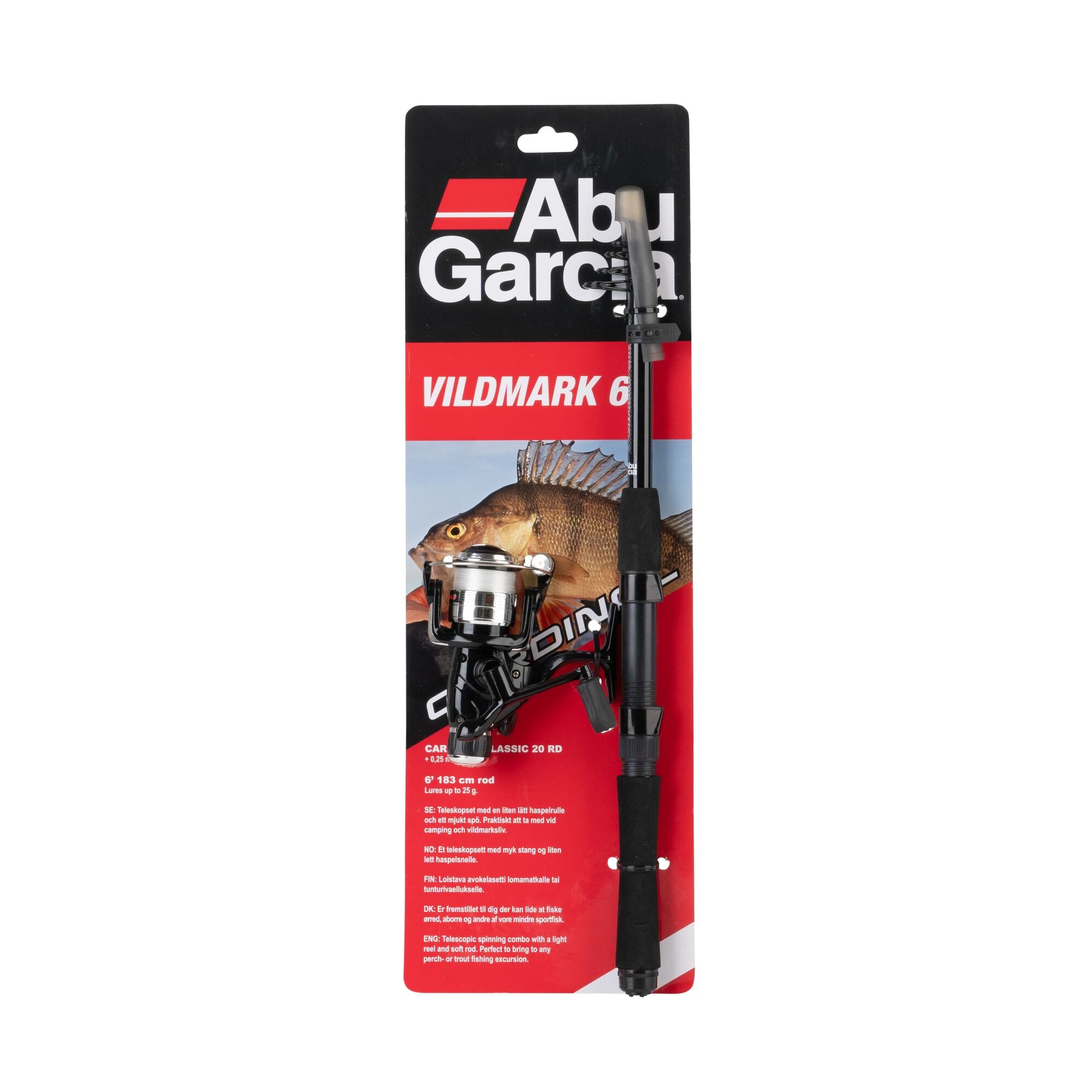 Abu Garcia Cardinal Classic Vildmark combo spinning 2.13m