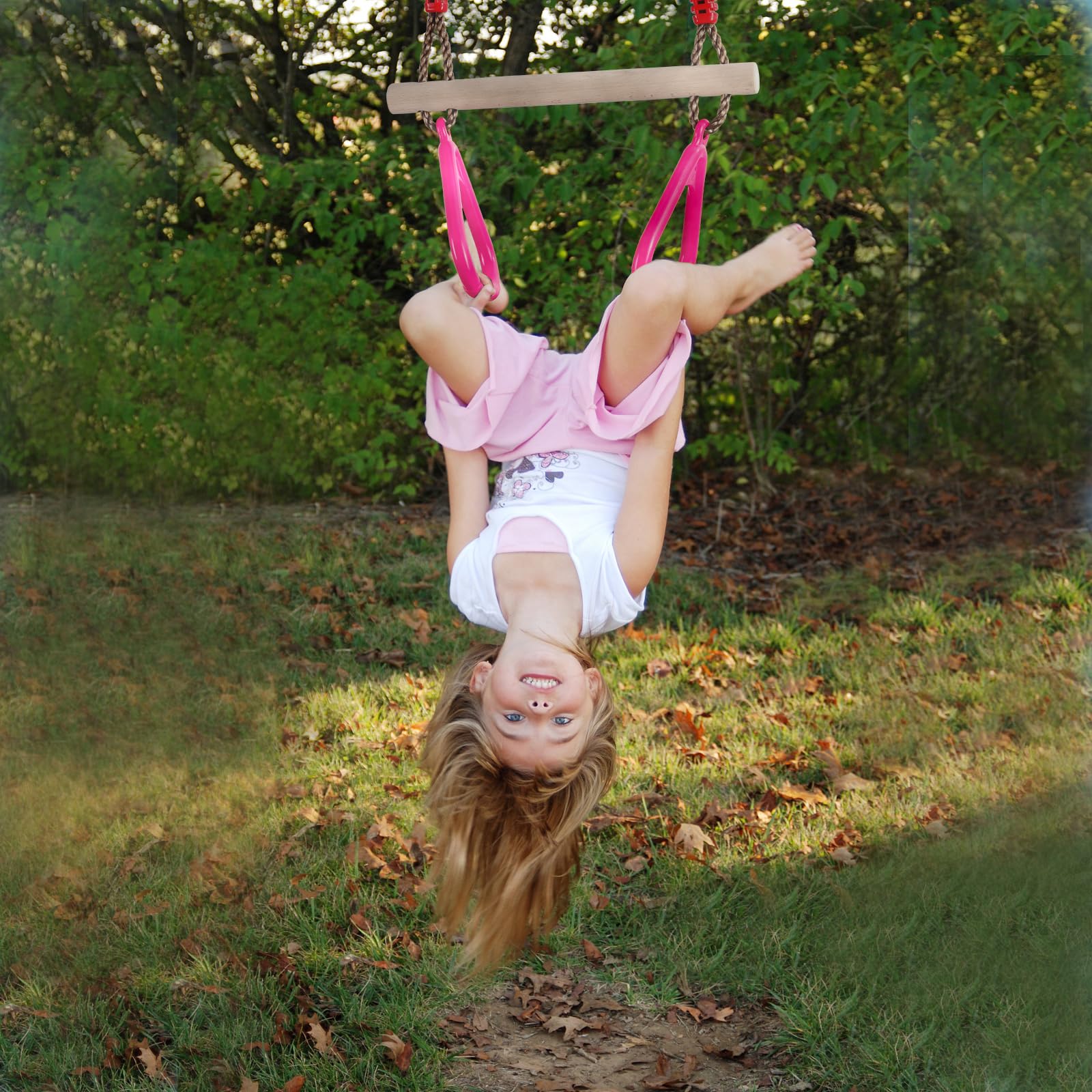 PELLOR Altalena Trapezio Altalena Bambini Rosa 160 kg