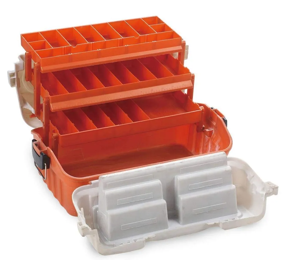 Linea Effe Box 2 Vassoi Scatola Pesca 44x25x18 cm Grande