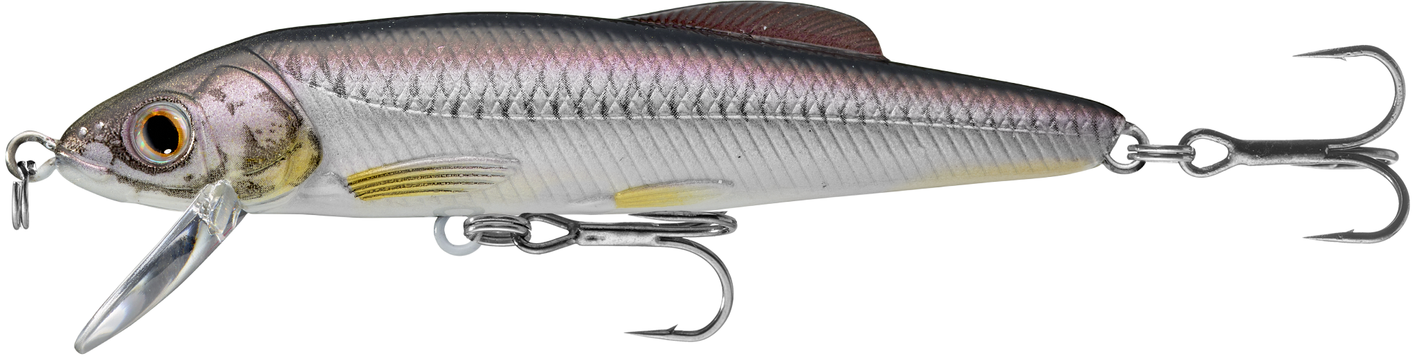 Livetarget Minnow Jerkbait esca 2 1/2" 134 Silver Pearl affondante