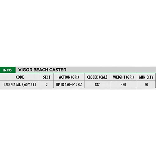Linea Effe Vigor Beach Caster 2 Canna Mare Carbonio