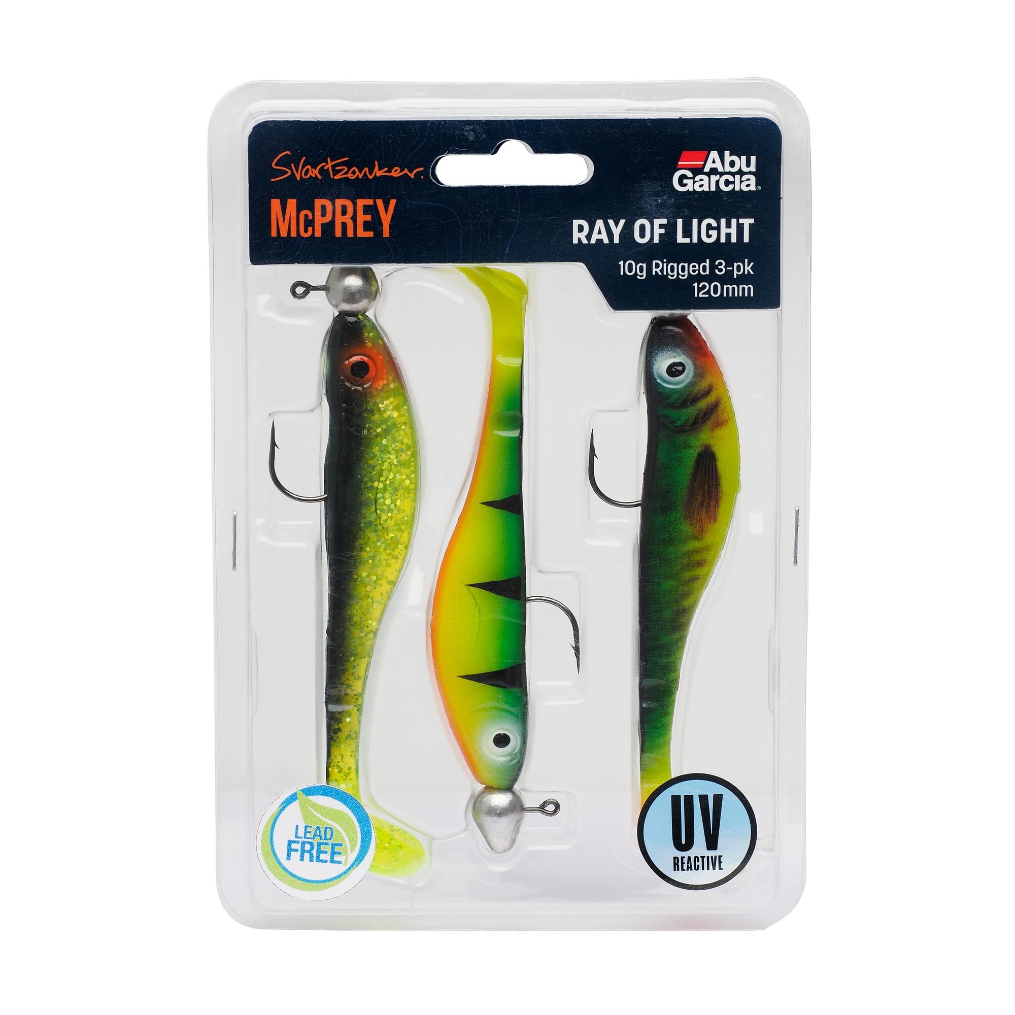 Abu Garcia Svartzonker McPrey Shad Prerigged per Luccio