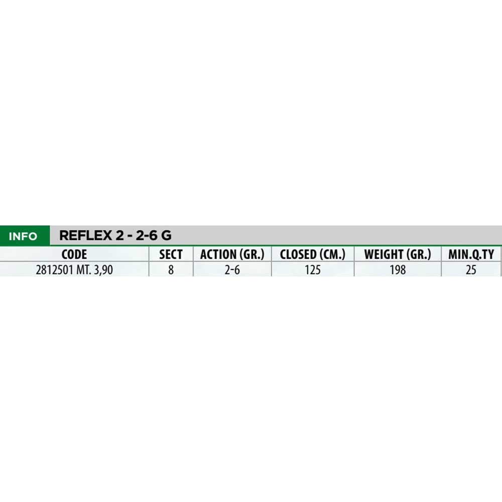 Linea Effe Reflex 2 canna tremarella 3,90 m 2-6 g carbonio