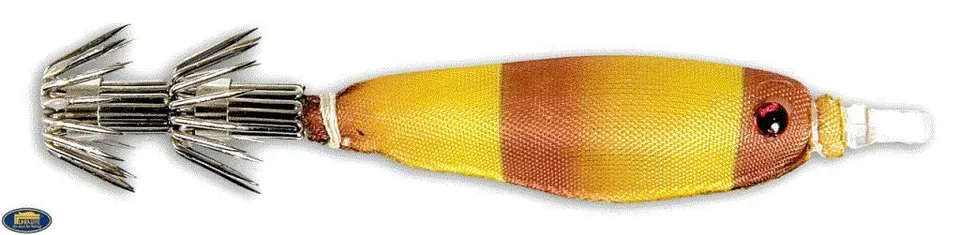 Linea Effe Natural Soft Squid Esca 7 cm 4 g Yellow-Brown