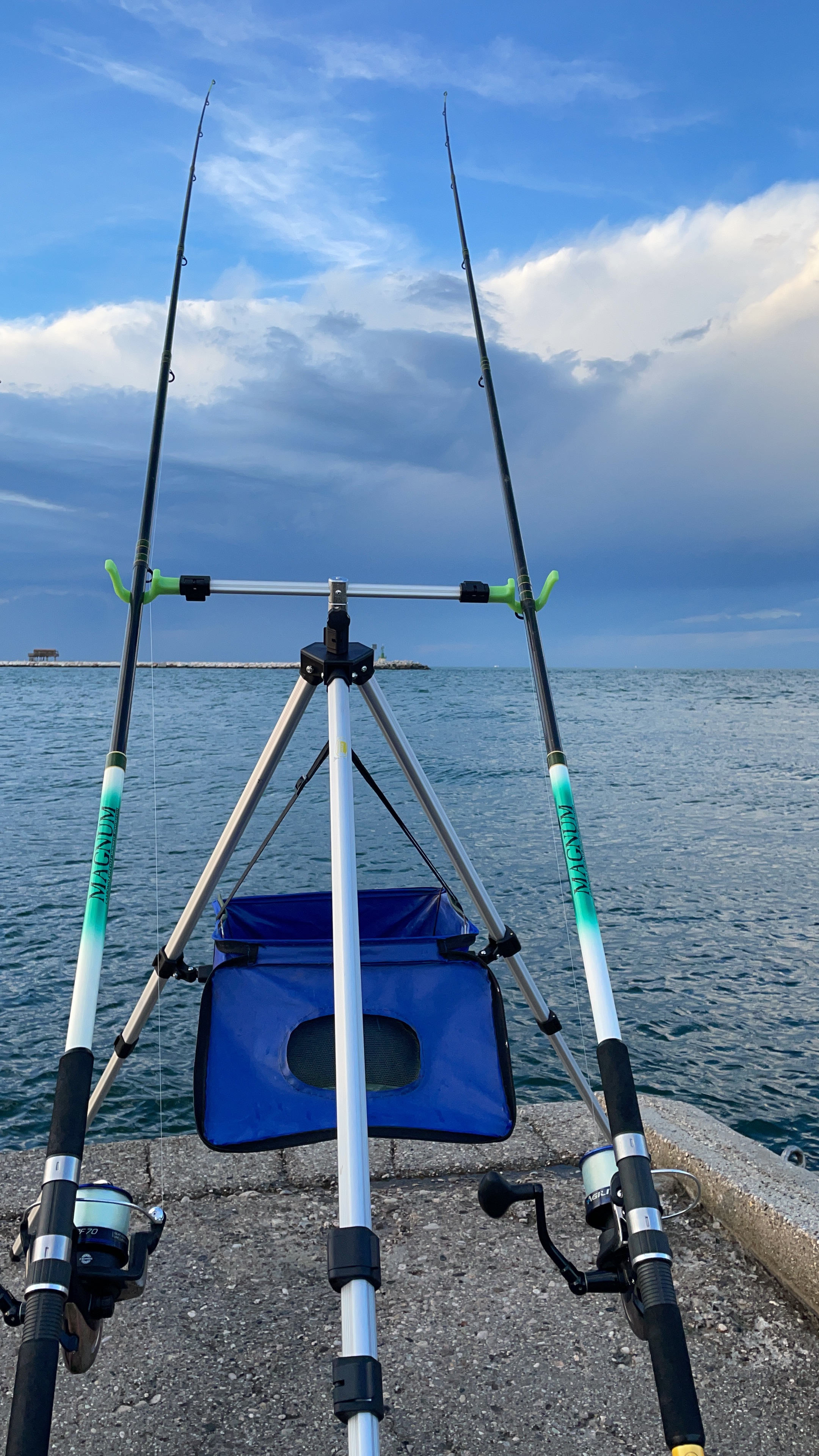 Linea Effe Special treppiede alluminio 185 cm surfcasting