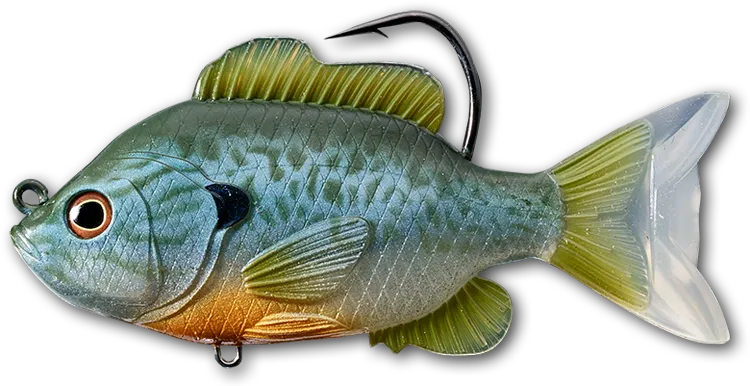 Livetarget Sunfish Swimbait esca 3 1/2" 1/2 oz 551 Natural Blue