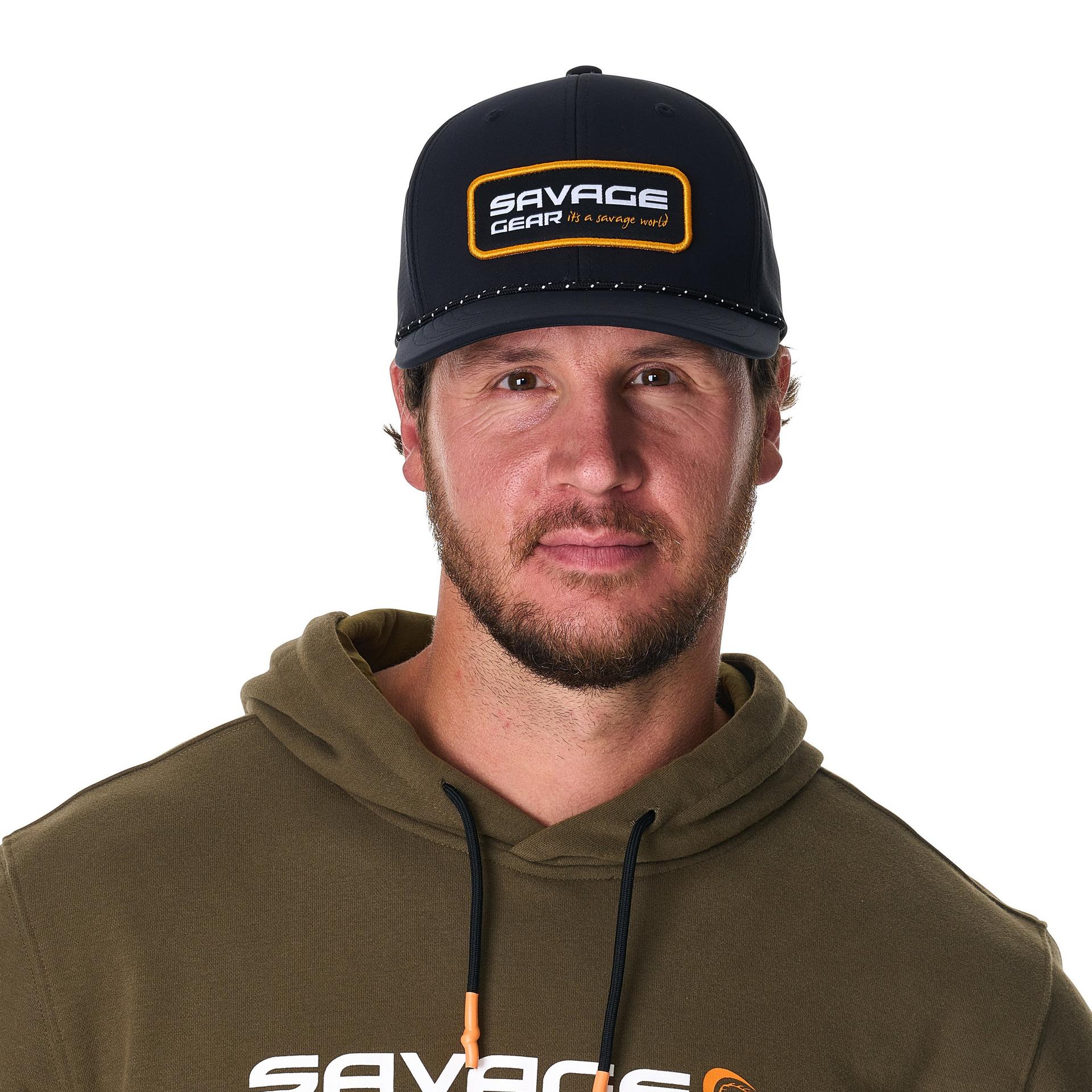 Savage Gear Orange LTD Patch Logo Cappello Snapback