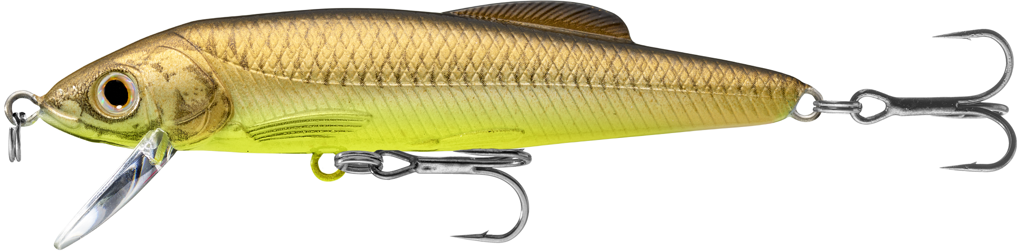 Livetarget Minnow Jerkbait esca 2 1/2" 134 Silver Pearl affondante