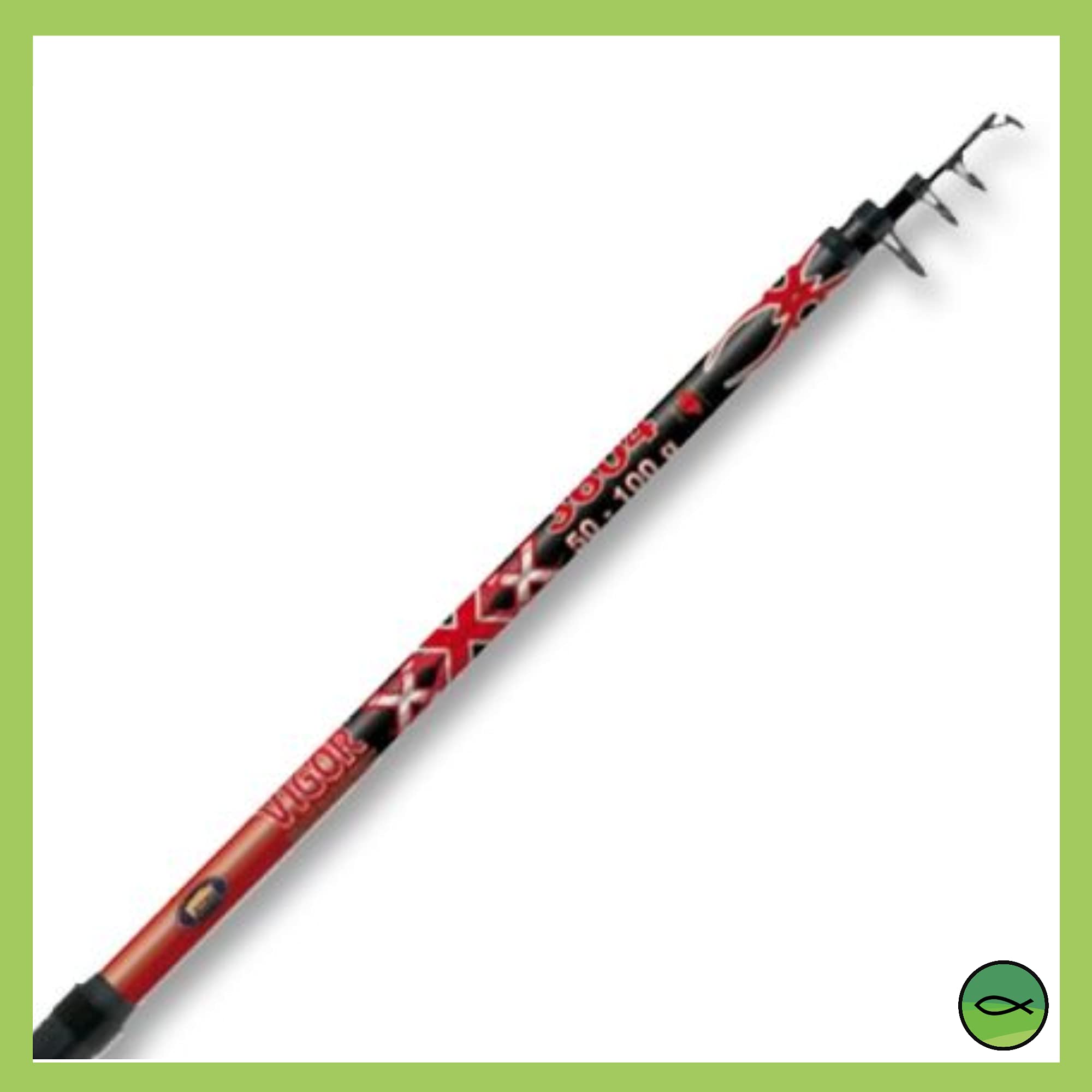 Lineaeffe Vigor XXX canna fondo telescopica fibra vetro