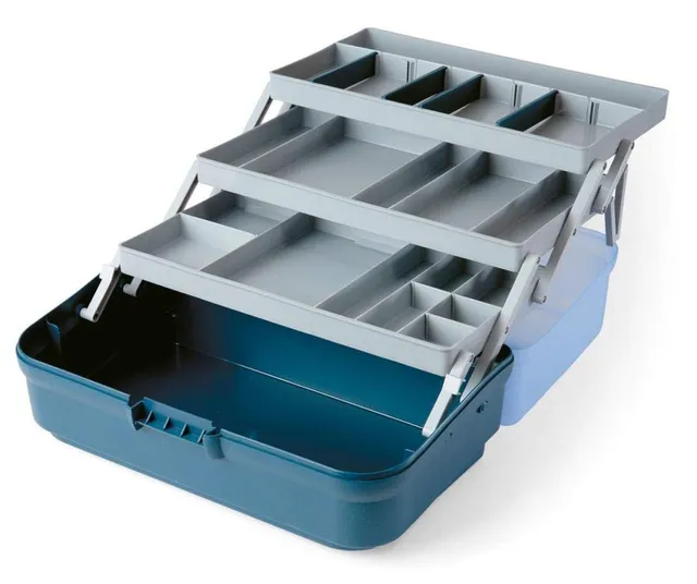 Lineaeffe Cofanetto 3 Piani Box Pesca 35x19x19 cm