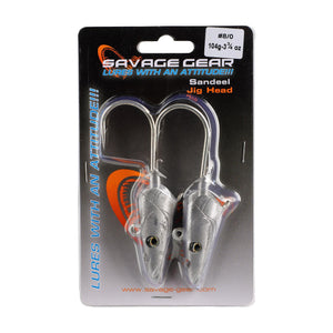 Savage Gear Sandeel Jig Head Testina Amo Forgiato