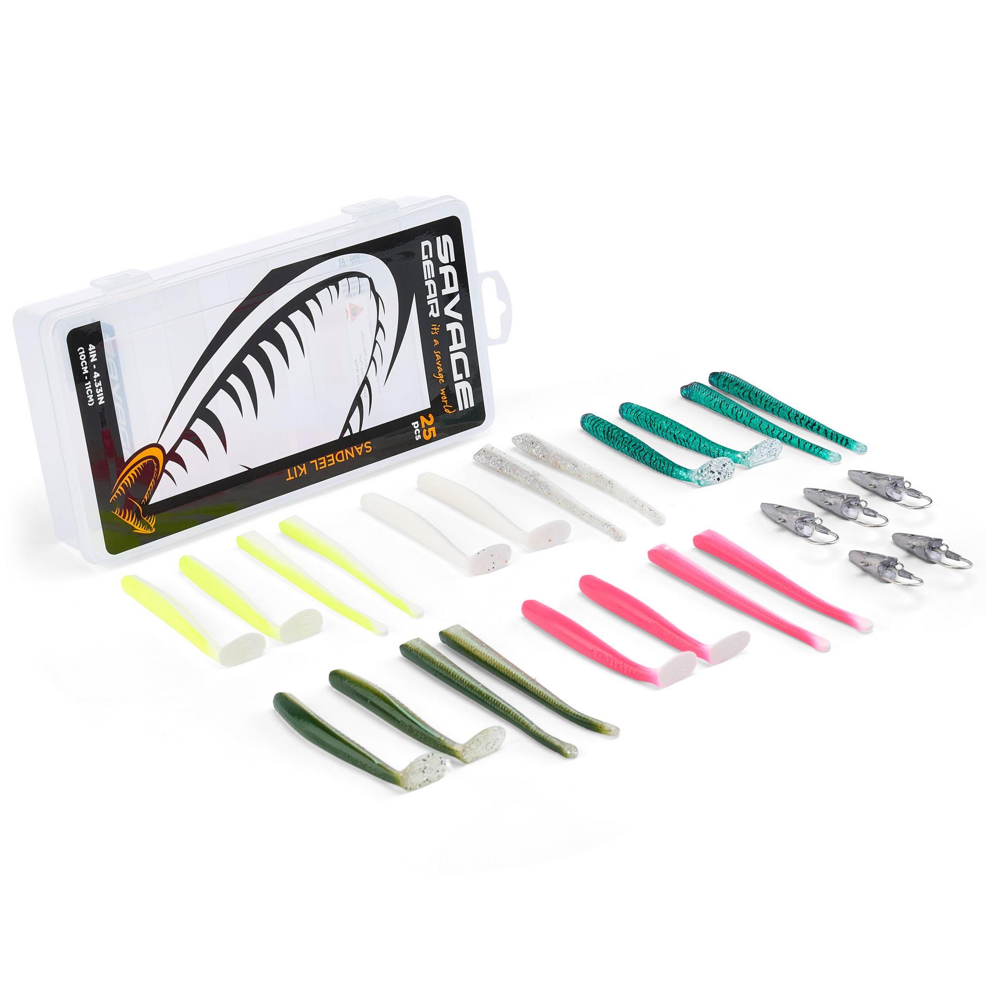 Savage Gear Sandeel Kit swimbait mare 5 colori jig