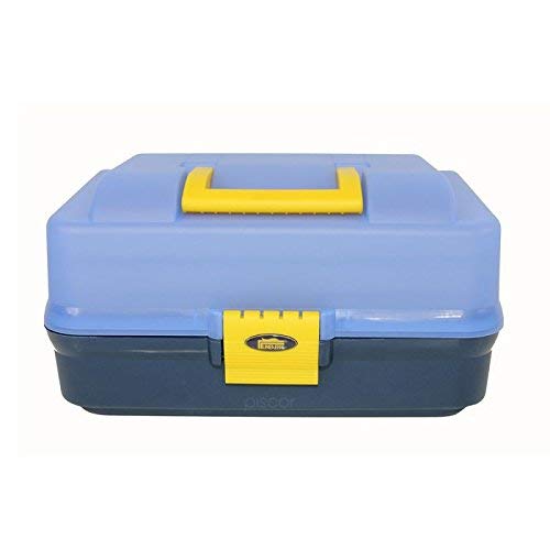 Linea Effe Scatola Pesca 3 Ripiani Blu 33x18x18 cm
