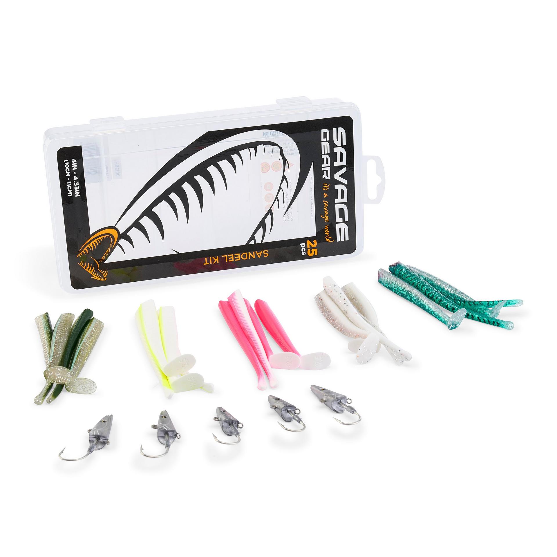 Savage Gear Sandeel Kit swimbait mare 5 colori jig