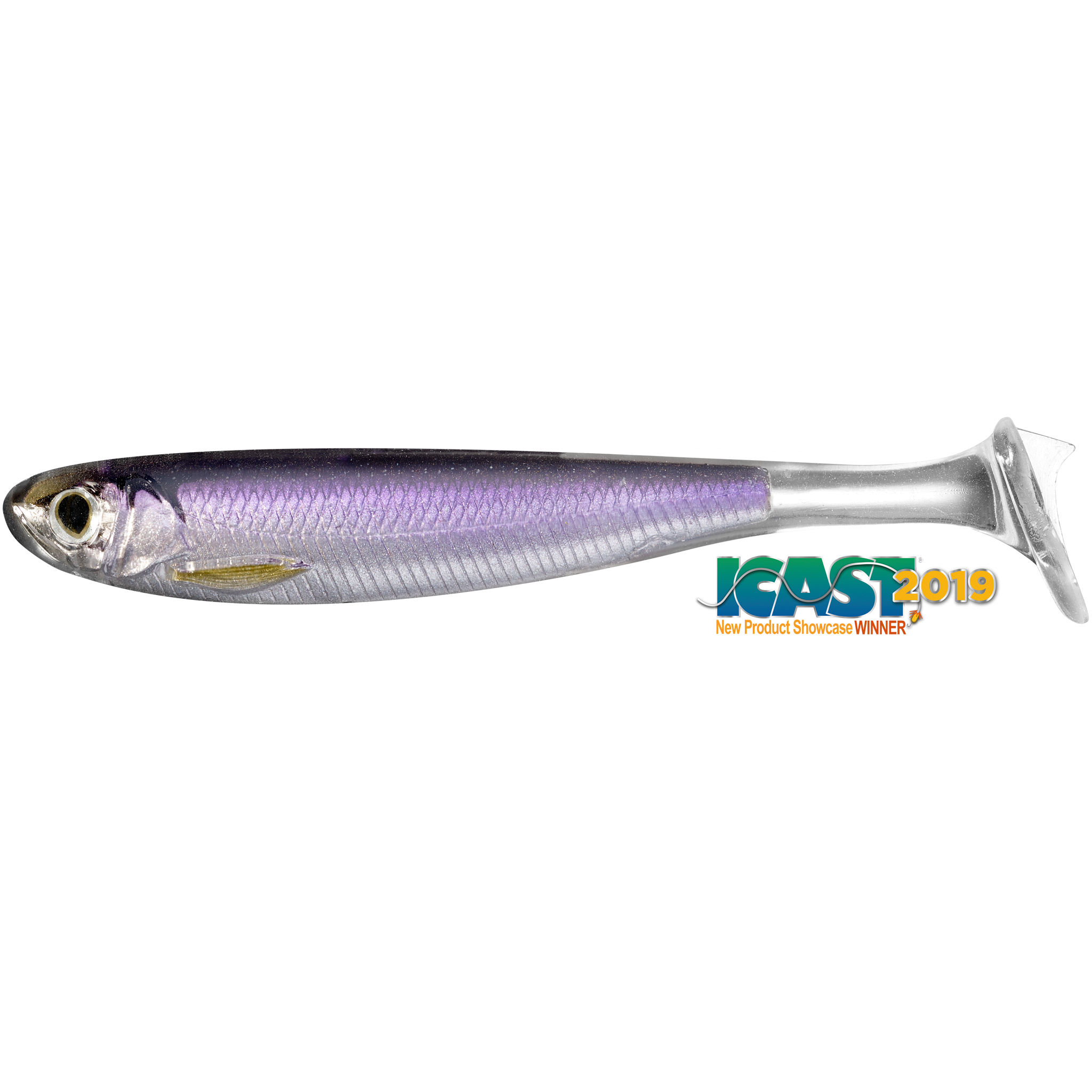 Livetarget Slow-Roll Shiner swimbait 7,6 cm Silver Pearl 4 pz