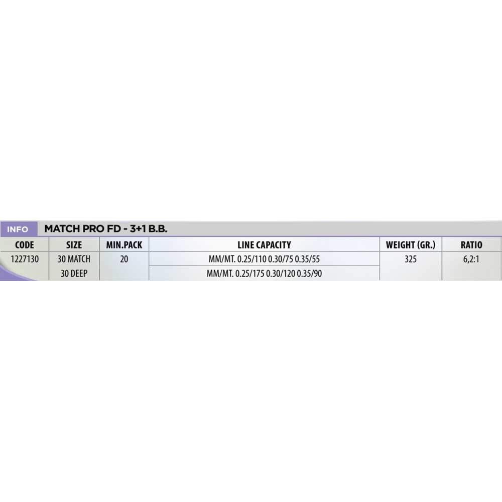 Linea Effe Match PRO FD 3000 Mulinello Frizione Anteriore