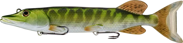Livetarget Juvenile Pike swimbait 8" 807 Metallic / Green