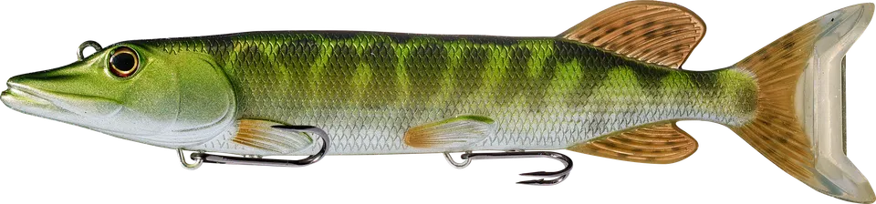 Livetarget Juvenile Pike swimbait 8" 807 Metallic / Green