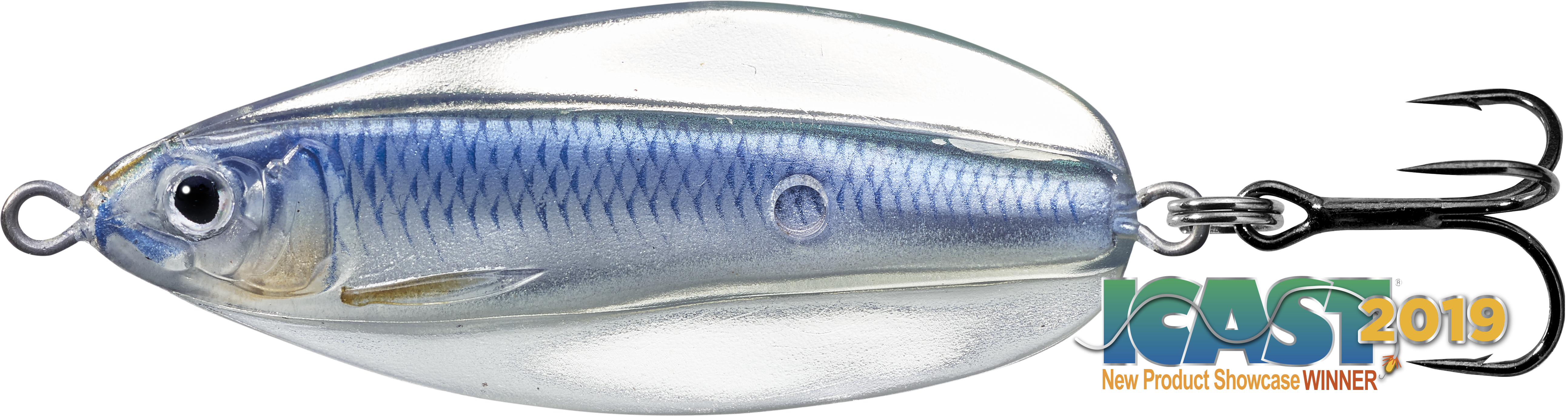 Livetarget Erratic Shiner cucchiaino 2" 1/4 oz Silver Pearl