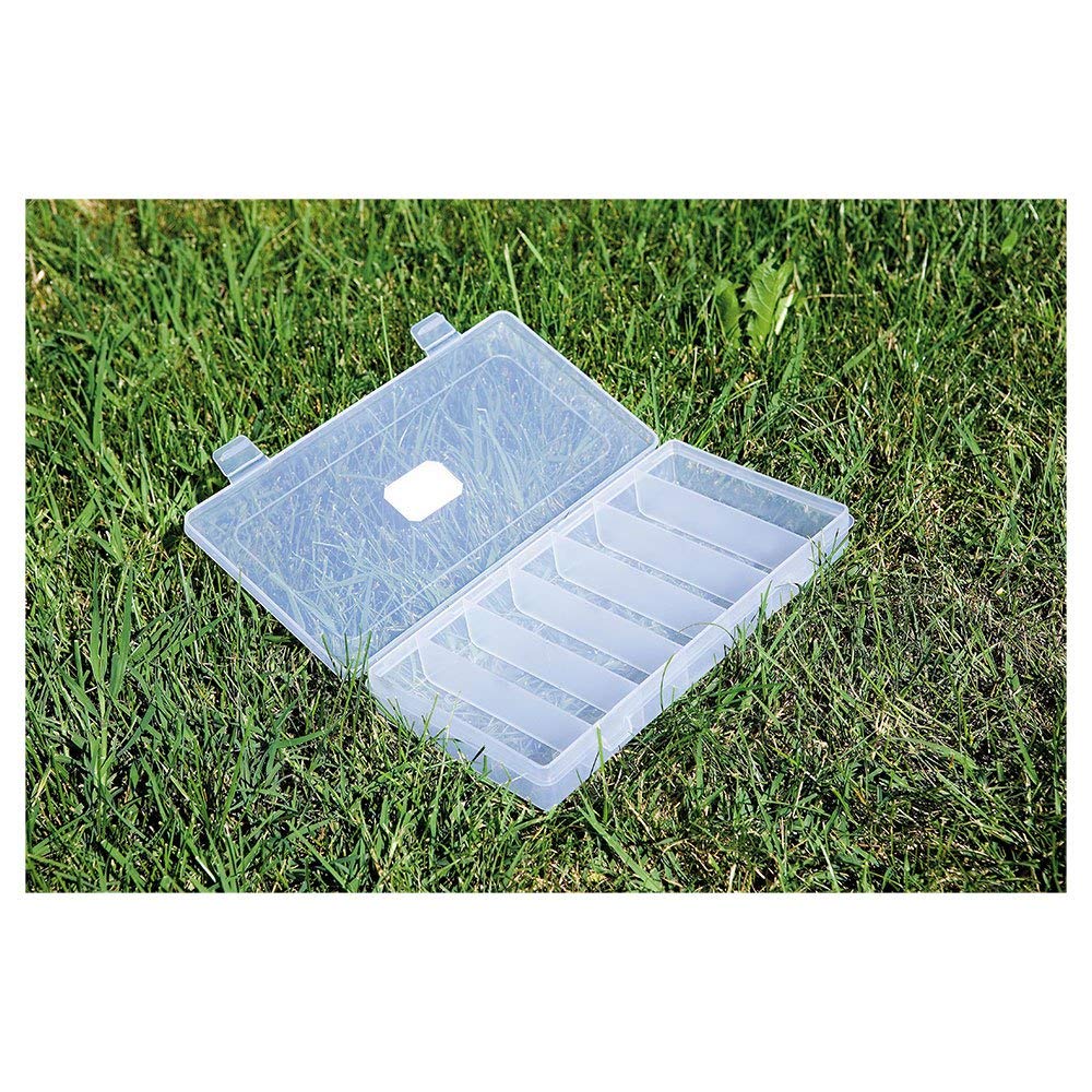 Linea Effe Scatola Pesca 7 Scomparti Plastica Trasparente
