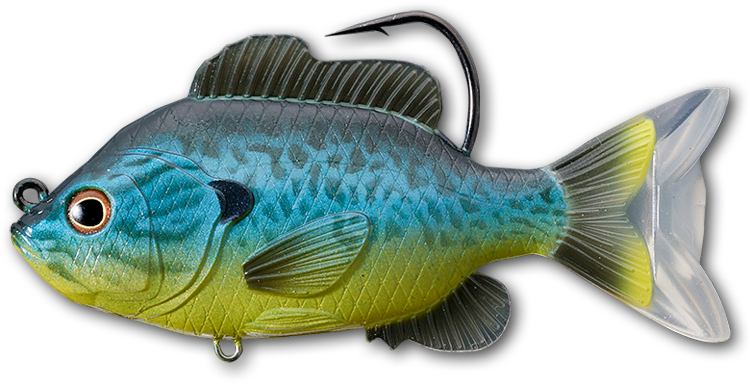 Livetarget Sunfish Swimbait esca 3 1/2" 1/2 oz 551 Natural Blue