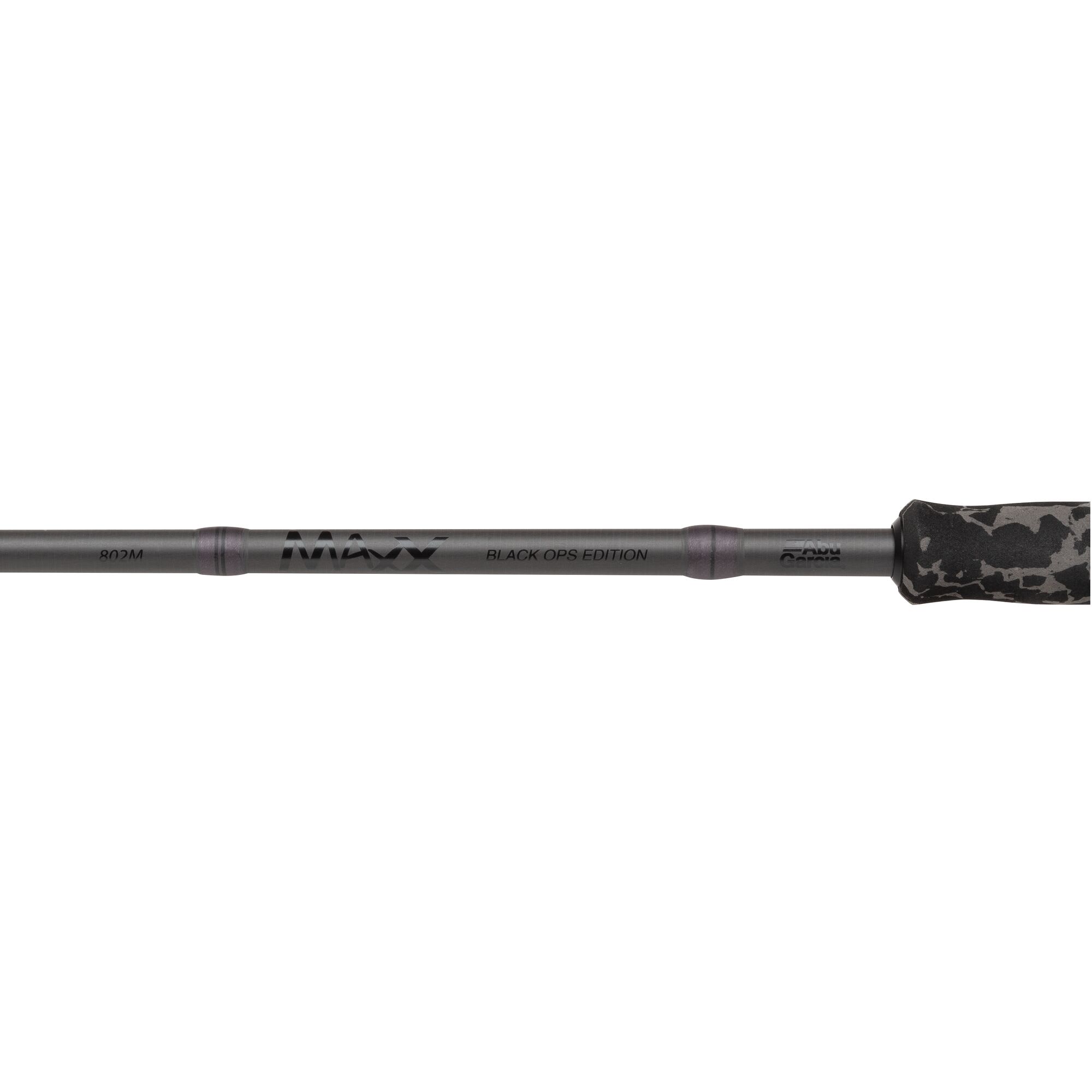 Abu Garcia Max X Black Ops combo spinning 2,13 m carbonio