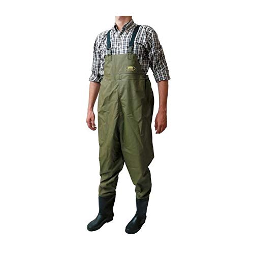 Lineaeffe Stivali Waders Traspirante Verde Taglia 45-46 Scafandro