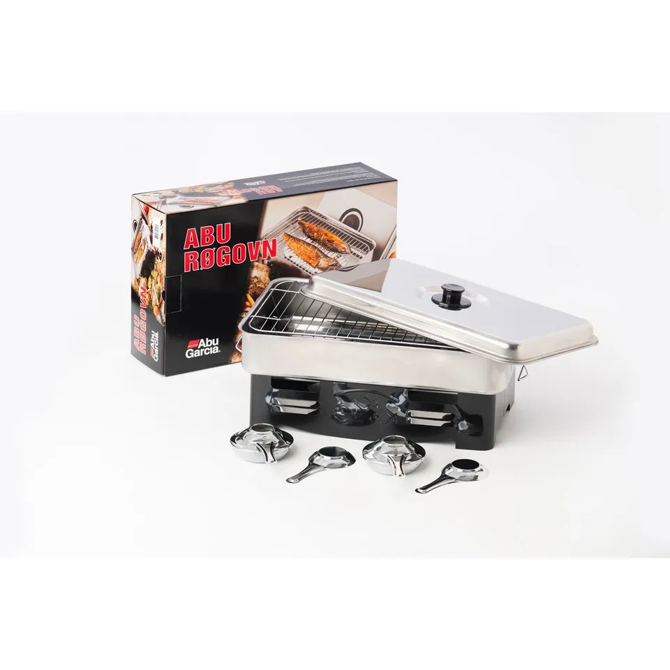 Abu Garcia Pro Series Smoker Affumicatore 2 Fuochi Acciaio