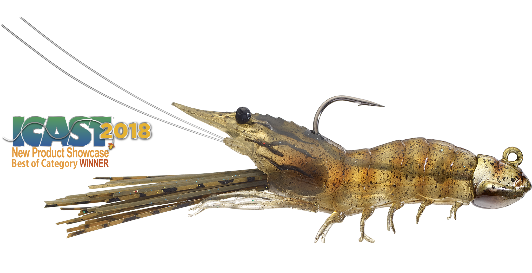 Livetarget Fleeing Shrimp gomma 2 3/4" 1/4 oz 910 Sand Shrimp