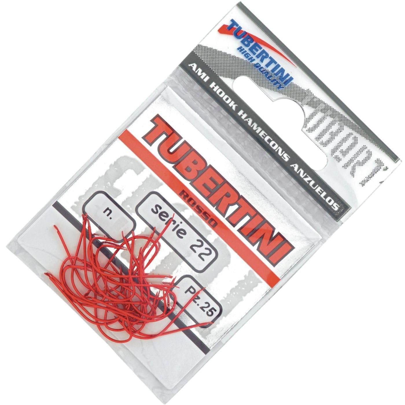Tubertini Pro Serie 22 Ami Rossi Trota Misura 6 25 Pezzi
