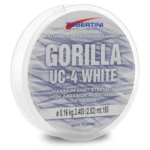 Tubertini Gorilla UC4 White monofilo 150 m 0,18 mm