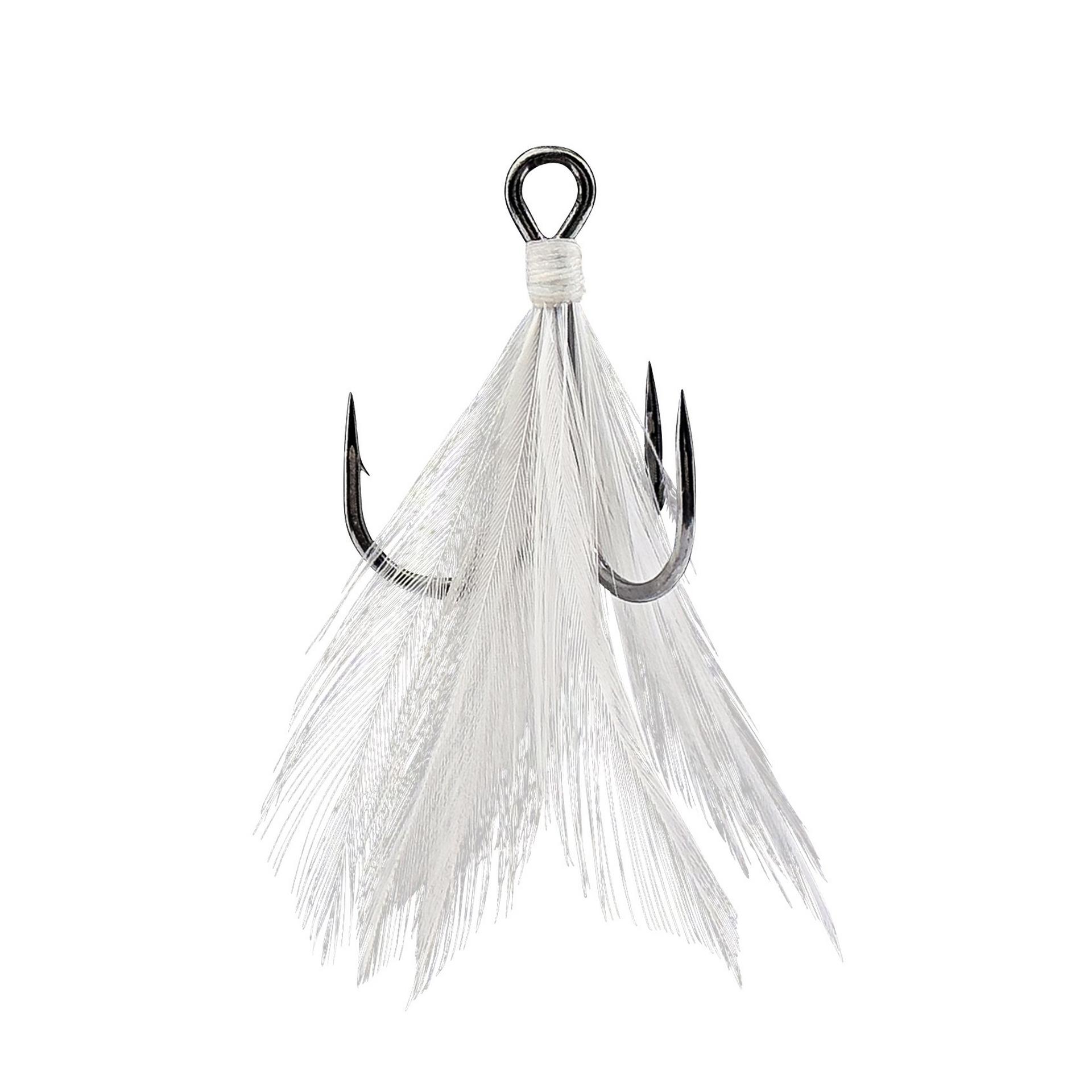 Savage Gear Weight Feathered Treble Hooks ancoretta Natural