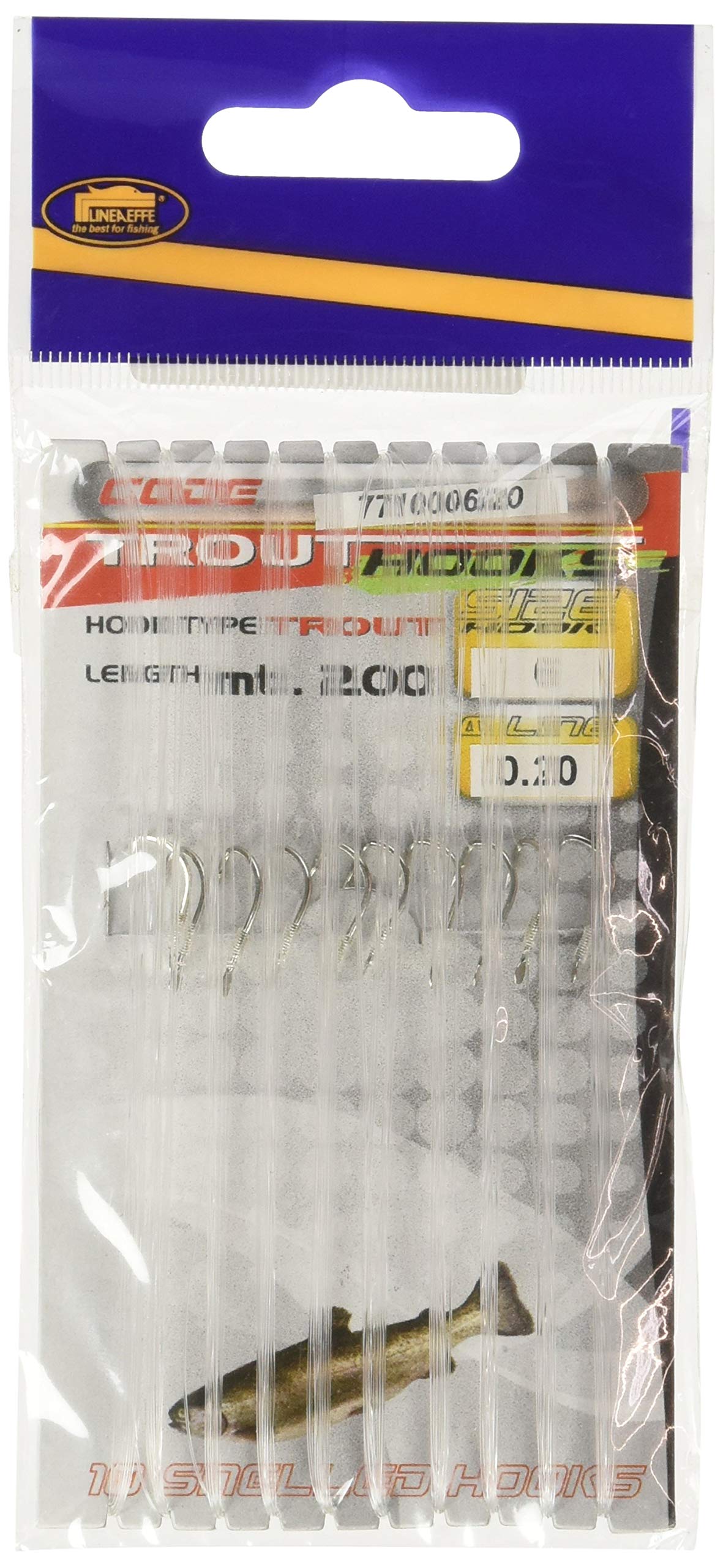 Lineaeffe Ami Legati Fluorocarbon Amo 6 0.20 mm 2 m Trota 10 pz