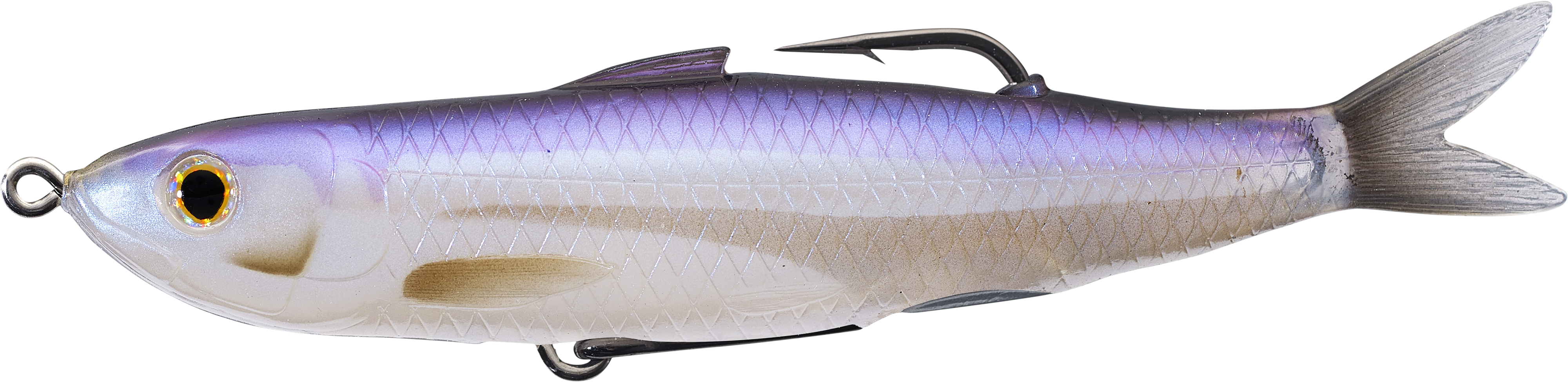 Livetarget Hollow Body Shiner esca 3 3/4" Pearl Ghost