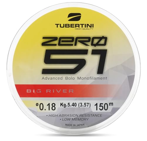 Tubertini Zero 51 Big River filo 150 m 0,18 mm