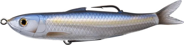 Livetarget Hollow Body Shiner esca 3 3/4" Pearl Ghost