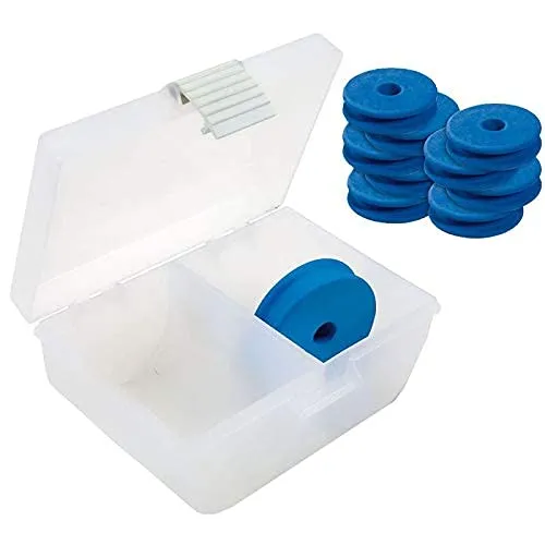 Linea Effe Accessori Avvolgilenze con Contenitore 10 Pezzi